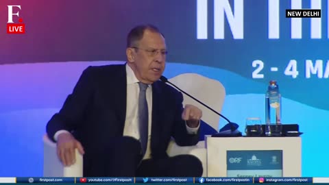 Russian Foreign Minister Sergey Lavrov Speaks In New Delhi