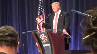 Candidate Donald Trump speaks to pastors 2016 Convention Center Orlando Fl.