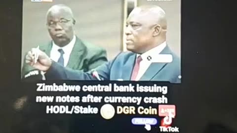 Zimbabwe Central Bank Issuing New Notes After Currency Crash.