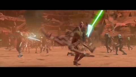 Star Wars II: Attack of the Clones I Obi-Wan vs Acklay (SFX only)