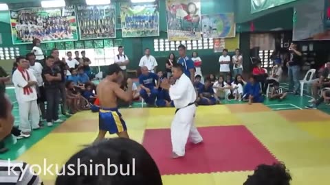 "Kyokushin Karate and Muay Thai in a Face-Off"
