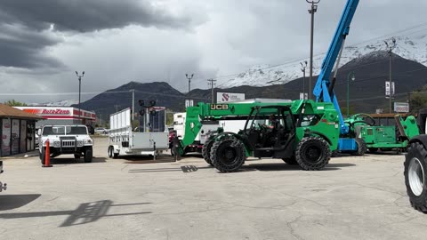 Telehandler Forklift 2015 JCB 509-42 4x4x4 9,000 LB 42' Reach Diesel Telescopic Fork Lift