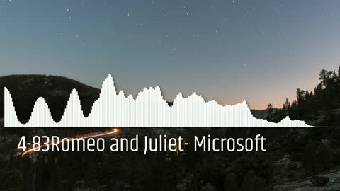 4-83Romeo and Juliet- Microsoft
