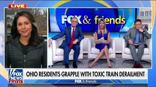 Tulsi Gabbard travels to East Palestine after toxic train derailment