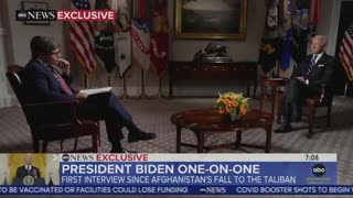 Biden says nobody told him to keep 2,500 troops in Afghanistan.