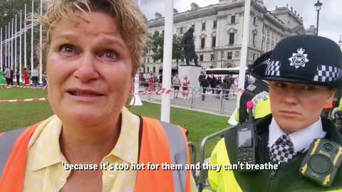 "Just Oil" Protester Tells Pathetic Sob Story After Being Arrested For Blocking Road