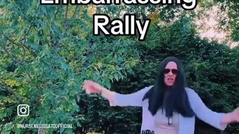 Nurse Melissa doing AOC rally impression