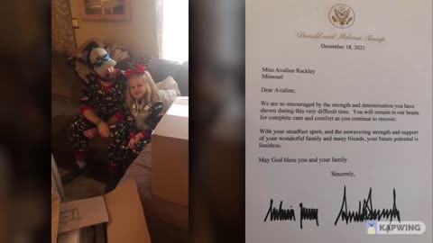 Girl Who Lost Her Sister In Deadly Tornado Reacts To Gift From Trump