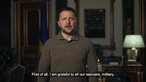 I am grateful to all our rescuers, military, representatives of local communities: Zelenskiy