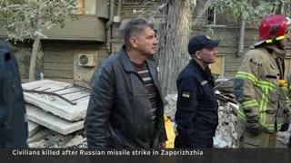 Russian missile strikes kill 3 civilians in southern Ukraine