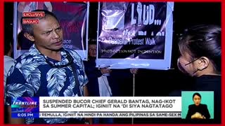 Suspended BuCor chief Gerald Bantag, nag-ikot sa Baguio; lginit na'di siya nagtatago