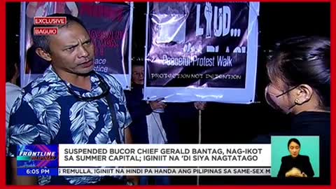 Suspended BuCor chief Gerald Bantag, nag-ikot sa Baguio; lginit na'di siya nagtatago