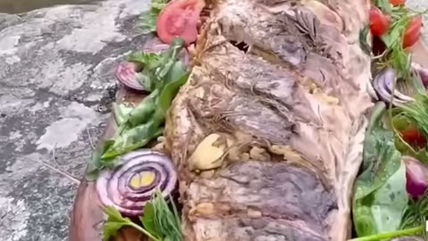 Cooking Fish in Jungle