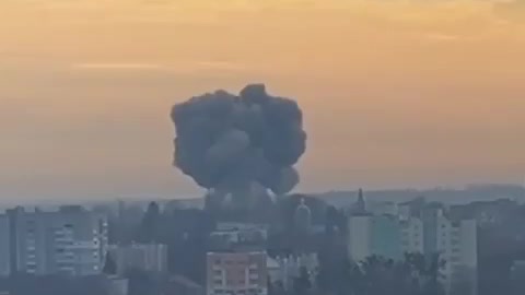 Video of yesterday's attack on the location of the Armed Forces of Ukraine in Khmelnitsky