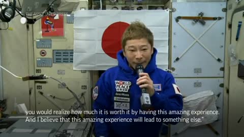 💘The AP Interview💘 Japanese billionaire in space💘