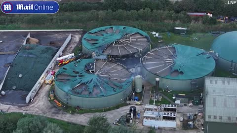 UK – Oxford Explosion Aftermath: Roof Demolished After "Lightning Strike"