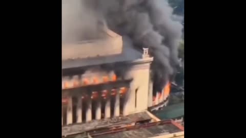 In Marseille, migrants burned one of the largest libraries in France.