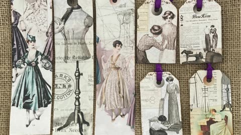 FASHION Handmade Bookmark and Tags ❤️