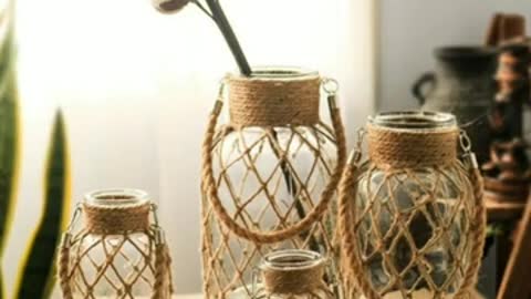 old bottle decoration/reuse craft ideas