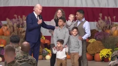 Joe Biden Tells Kid To "Go Steal A Pumpkin"