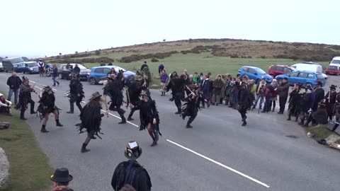 Beltane Border Morris - Cross tree dance- May Day Sunrise 2019 - Haytor