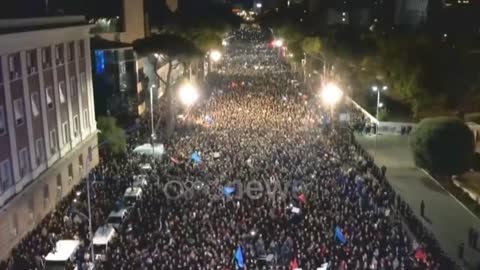 Albania: Massive Protests Against Government, EU Policies