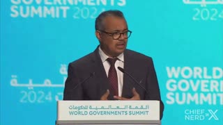 WHO Director-General Tedros WARNS Of Another Pandemic At The World Government Summit