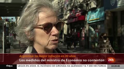 ARGENTINA: La INFLACIÓN sufre su mayor SUBIDA en los últimos 20 AÑOS | RTVE Noticias