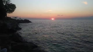 Lake Erie sunset Aug 3 2021 Avon Lake Ohio
