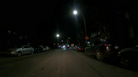 Driving Around Thru 01-25-2022 NYC New York Queens @ Night 4K