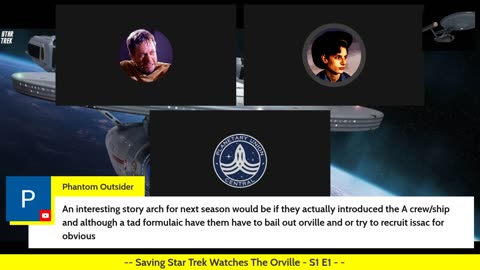 SAVING STAR TREK WATCHES THE ORVILLE