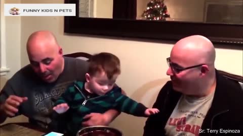 Babies get confused by twin parents