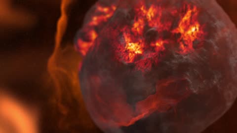 Inferno Worlds Unveiled: Exploring Abstract Planet Lava Landscapes
