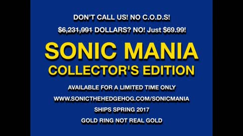 Behind the Scenes Sonic Mania Infomercial