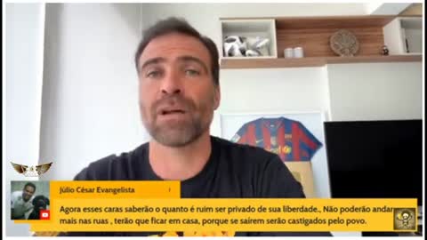 Pilhado comentando meu recado