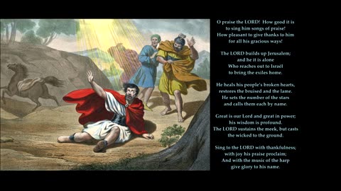 Psalm 147 v1-7 of 20 "O praise the LORD! How good it is to sing him songs of praise!" Tune: Crediton