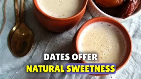 Date-Sweetened Milk: A Healthy Treat