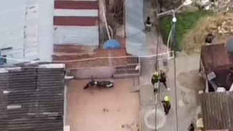 Video: Con apoyo del dron, capturan a un expendedor de droga en Floridablanca
