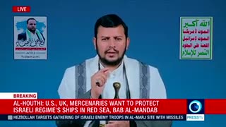 Yemen's Ansarullah Chief Al Houthi's speech (English) Feb 13 2024