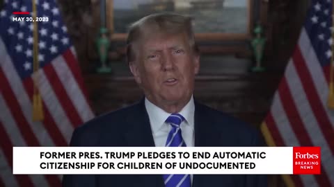 BREAKING NEWS: Trump Reveals Plan To End Birthright Citizenship For Undocumented Immigrants' Babies