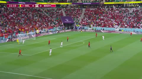 Famous win for The Atlas Lions Belgium v Morocco FIFA World Cup Qatar 2022