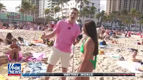 Reporter Speechless As Young Spring Breakers DESTROY Biden For 5 Minutes