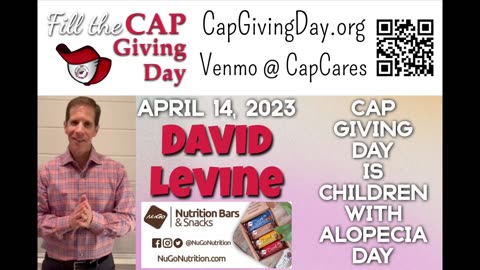 April 14th Children with Alopecia Day so please donate at CapGivingDay.org