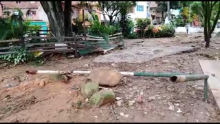 Video: Así amaneció San Martín tras fuerte aguacero en Bucaramanga