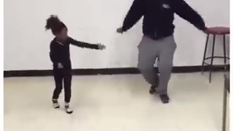 Dancing with Daddy - A Heartwarming Father-Daughter Moment