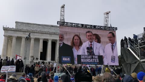 Robert Malone at Defeat the Mandates rally, Washington DC