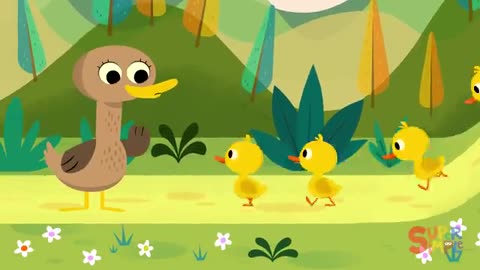 Five Little Ducks | Kids Songs | Super Simple Songs