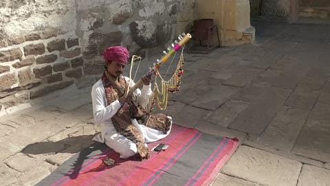 Rajasthani folk singer