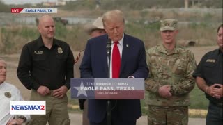 President Trump at the Border | U.S. is being overrun by Biden migrant crime