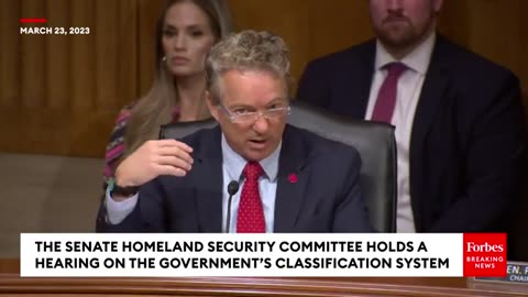 Gary Peters And Rand Paul Lead Senate Homeland Security Committee On the Classification System